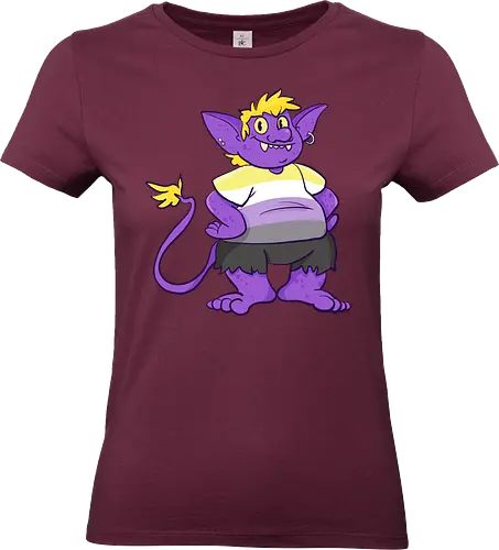 Nonbinary Goblin - Nonbinary, Goblin, Queer, LGBTQIA - Standard T-Shirt (Frauen)