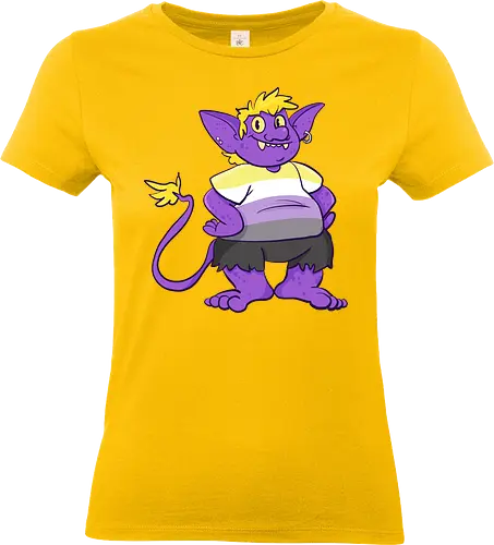 Nonbinary Goblin - Nonbinary, Goblin, Queer, LGBTQIA - Standard T-Shirt (Frauen)