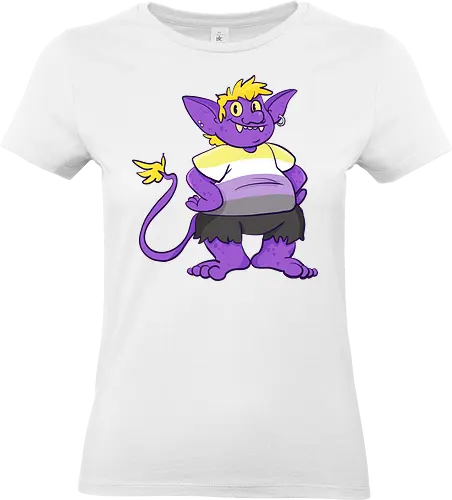 Nonbinary Goblin - Nonbinary, Goblin, Queer, LGBTQIA - Standard T-Shirt (Frauen)