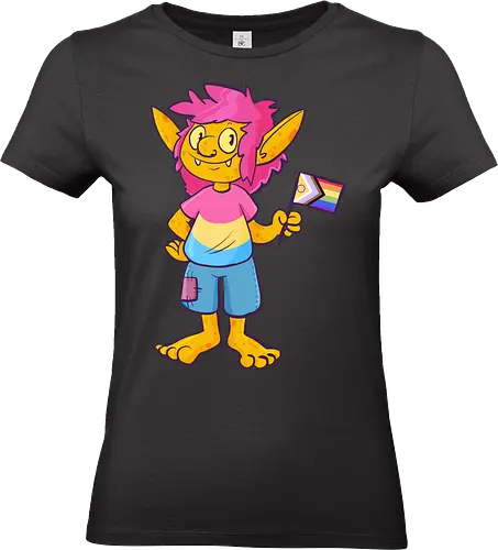 Pan Goblin - Pan, Queer, Goblin, LGBTQIA - Standard T-Shirt (Frauen)