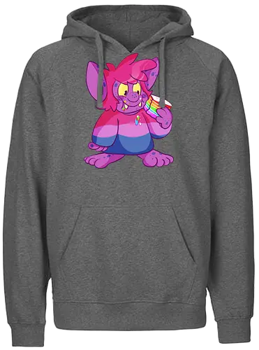 Bi Goblin - Bi, queer, Goblin, LGBTQIA - Fairtrade Hoodie