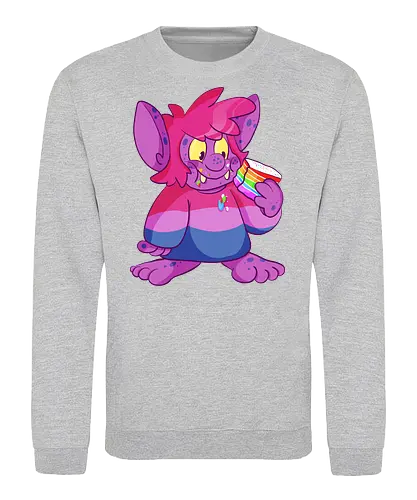 Bi Goblin - Bi, queer, Goblin, LGBTQIA - Sweatshirt