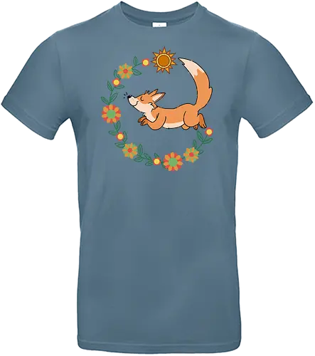 Blumenfuchs - Fuchs, Sommer, Frühling - Standard T-Shirt