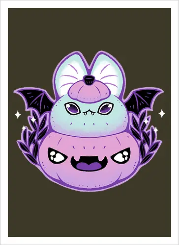 Halloween Pastel Goth Bat