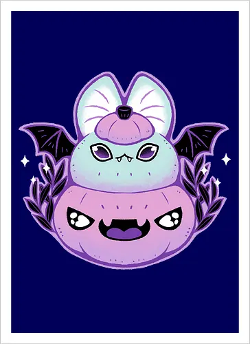 Halloween Pastel Goth Bat
