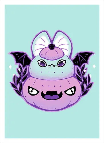Halloween Pastel Goth Bat