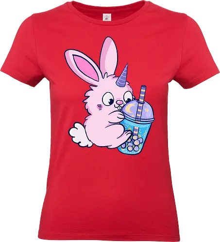 Bunnycorn - Bunny, Hase, Bubbletea - Standard T-Shirt (Frauen)