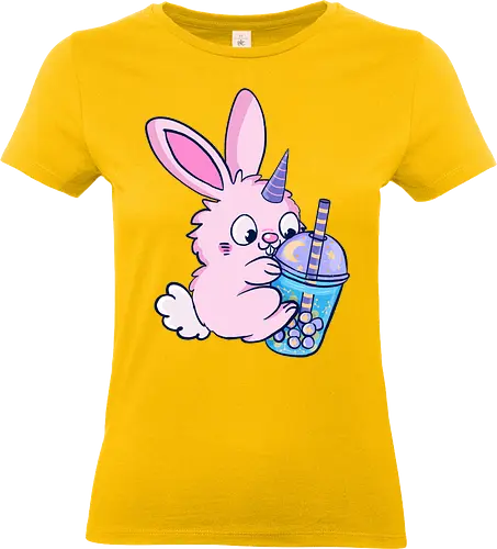 Bunnycorn - Bunny, Hase, Bubbletea - Standard T-Shirt (Frauen)