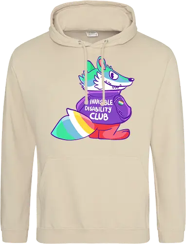 Invisible Disability Club - Waschbär, Behinderung, disability - Standard Hoodie