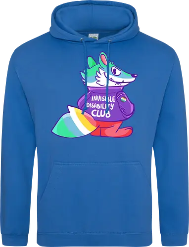 Invisible Disability Club - Waschbär, Behinderung, disability - Standard Hoodie