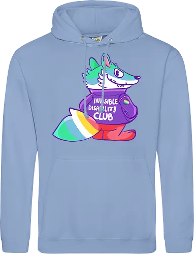 Invisible Disability Club - Waschbär, Behinderung, disability - Standard Hoodie