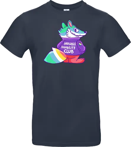 Invisible Disability Club - Waschbär, Behinderung, disability - Standard T-Shirt