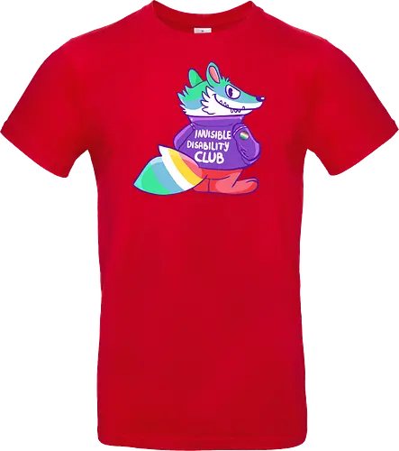Invisible Disability Club - Waschbär, Behinderung, disability - Standard T-Shirt