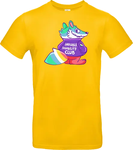 Invisible Disability Club - Waschbär, Behinderung, disability - Standard T-Shirt