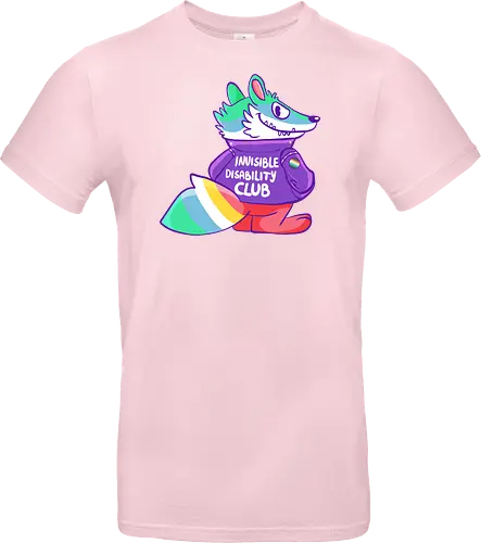 Invisible Disability Club - Waschbär, Behinderung, disability - Standard T-Shirt