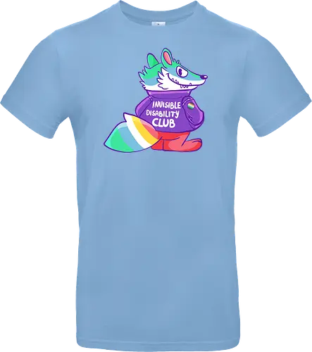 Invisible Disability Club - Waschbär, Behinderung, disability - Standard T-Shirt