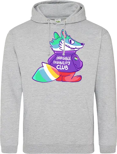 Invisible Disability Club - Waschbär, Behinderung, disability - Standard Hoodie