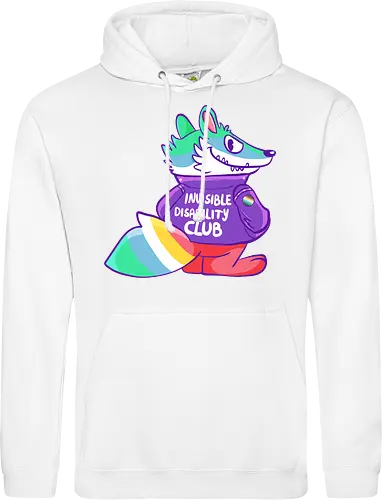 Invisible Disability Club - Waschbär, Behinderung, disability - Standard Hoodie