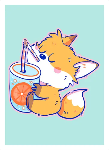 Stay Hydrated Fox