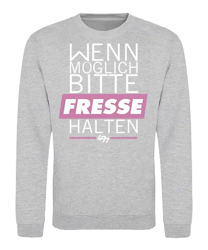 LPN05 - Wenn möglich Fresse halten (White) - lpn, youtube, youtuber, merchandise - Sweatshirt