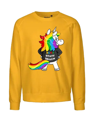 Bunt statt braun - Fairtrade Sweatshirt