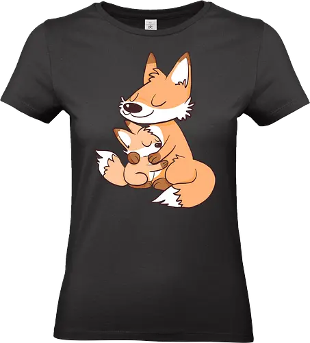 Cuddle - Kuscheln, Cuddle, Fox, Fuchs - Standard T-Shirt (Frauen)