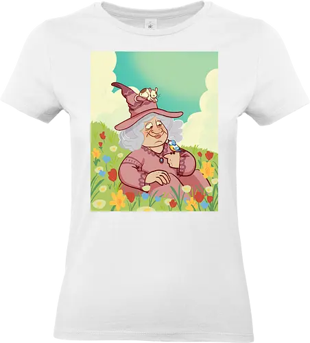 Frühlings-Hexe - Witch, witchy, Hexe, Spring, Blumen, Frühling - Standard T-Shirt (Frauen)