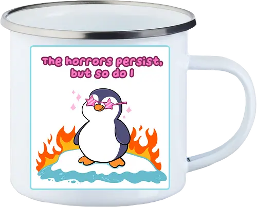 The horror persists but so do I