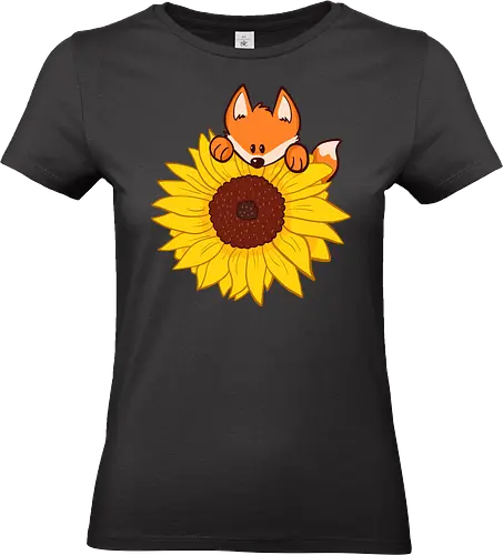 Sonnenblume - Sonnenblume, Fuchs, Behinderung - Standard T-Shirt (Frauen)
