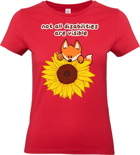 Sonnenblume 2 - Sonnenblume, Fuchs, Behinderung - Standard T-Shirt (Frauen)