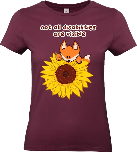 Sonnenblume 2 - Sonnenblume, Fuchs, Behinderung - Standard T-Shirt (Frauen)