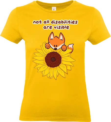 Sonnenblume 2 - Sonnenblume, Fuchs, Behinderung - Standard T-Shirt (Frauen)