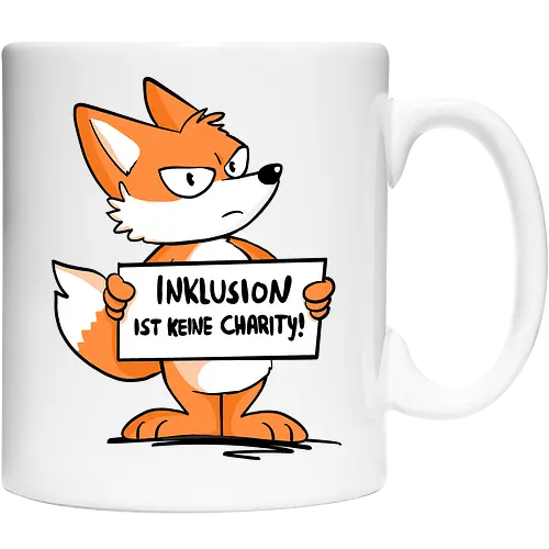 Inklusion - Inklusion, Fuchs - Keramiktasse