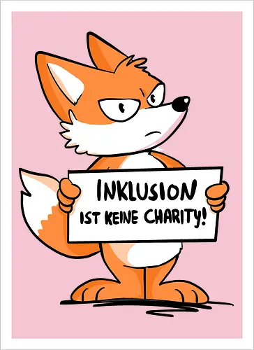 Inklusion - Inklusion, Fuchs - Kunstdruck
