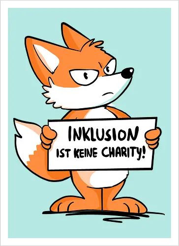 Inklusion - Inklusion, Fuchs - Kunstdruck