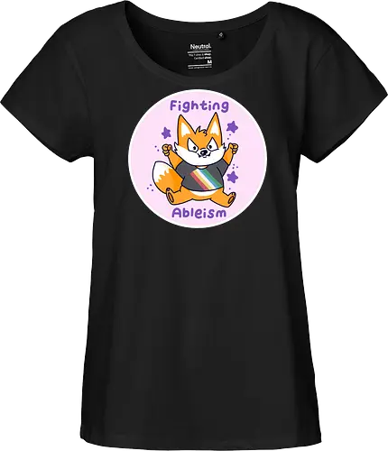 Fighting Ableism - Ableism, Fuchs, Fox, Human Rights - Fairtrade Girl Shirt