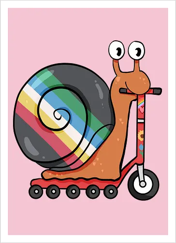 Disability Pride Schnecke