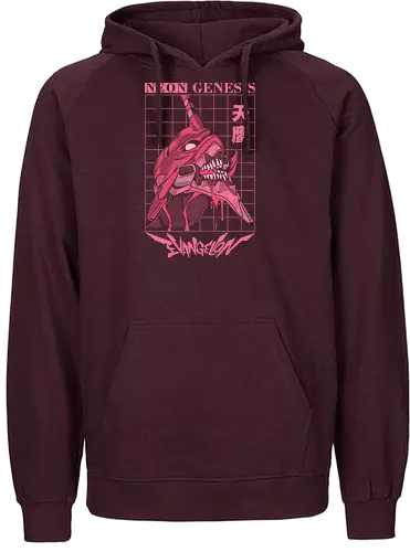 EVA-01 - NGE | IKIGAISEKAI - NGE, anime, eva, eva 01, evangelion, evangelion unit 01, japanese, manga, nerv, pastel colors, retro, shinji ikari - Fairtrade Hoodie