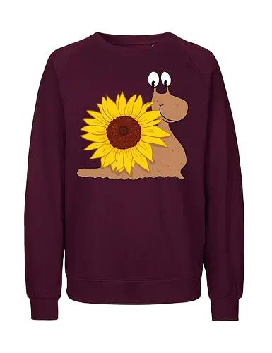 Sonnenblumenschnecke - Sonnenblume, Schnecke - Fairtrade Sweatshirt