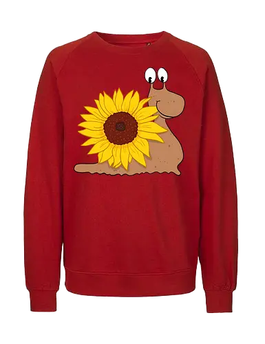 Sonnenblumenschnecke - Sonnenblume, Schnecke - Fairtrade Sweatshirt