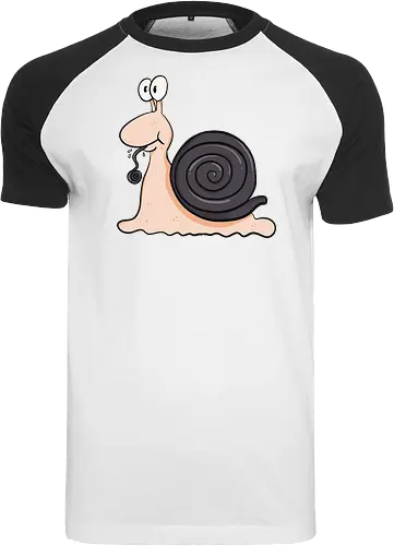Lakritzschnecke - Lakritze, Schnecke - Raglan T-Shirt