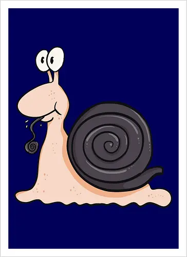 Lakritzschnecke - Lakritze, Schnecke - Kunstdruck