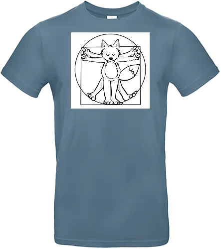 Da Vinci Fuchs weiß - da vinci, fuchs, fox - Standard T-Shirt