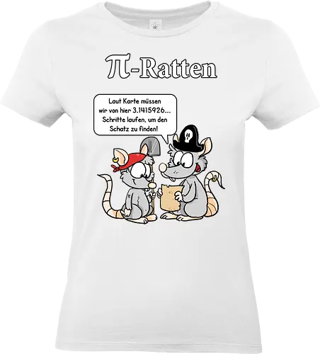 Pi-Ratten - Ratten, Mathe - Standard T-Shirt (Frauen)