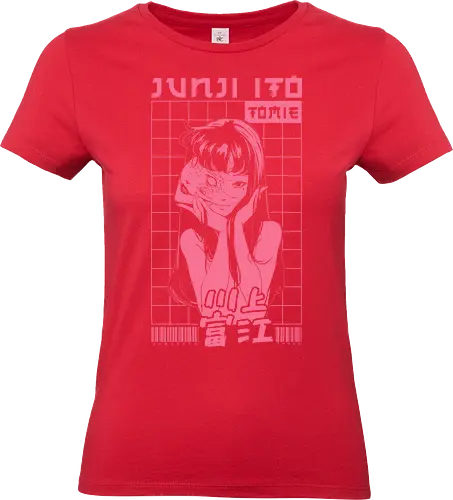 Tomie Junji Ito Maniac - junji ito, cngela, japan, girl, eyes, horror, manga, film, scary, japanese, spooky, halloween, fear, ghost, frightening - Standard T-Shirt (Frauen)