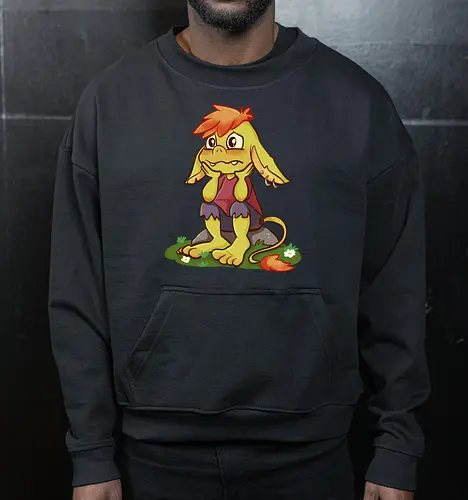 Sad and tired Goblin