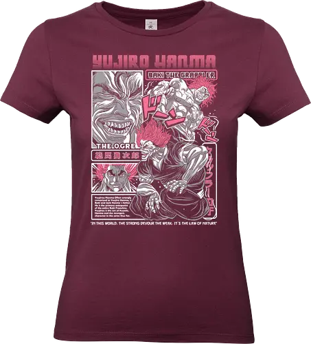 Yujiro Hanma - yujiro hanma, hanma, yujiro, animation, anime, baki, fighter, japan, king, manga, series, sports, tournament - Standard T-Shirt (Frauen)
