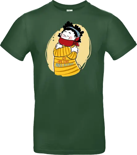 Mussallergie - Ringelpullisprüche, Ringeldinger, streifenweise, Spruch, Weisheit, Motivation, Ringelpulli, SprücheShirt, Cartoon Illustration, Statement, Handgezeichnet, Humor, Selbstironie, Streifenpulli, Spruchshirt, deutsch, Mussallergie, Faulsein - Standard T-Shirt