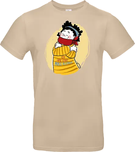 Mussallergie - Ringelpullisprüche, Ringeldinger, streifenweise, Spruch, Weisheit, Motivation, Ringelpulli, SprücheShirt, Cartoon Illustration, Statement, Handgezeichnet, Humor, Selbstironie, Streifenpulli, Spruchshirt, deutsch, Mussallergie, Faulsein - Standard T-Shirt