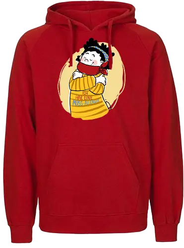 Mussallergie - Ringelpullisprüche, Ringeldinger, streifenweise, Spruch, Weisheit, Motivation, Ringelpulli, SprücheShirt, Cartoon Illustration, Statement, Handgezeichnet, Humor, Selbstironie, Streifenpulli, Spruchshirt, deutsch, Mussallergie, Faulsein - Fairtrade Hoodie